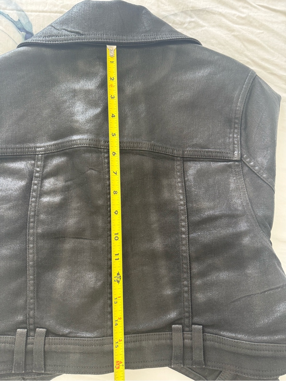 Balmain
Crop Coated Denim Jacket, Size US 6 - Picture 7 of 7